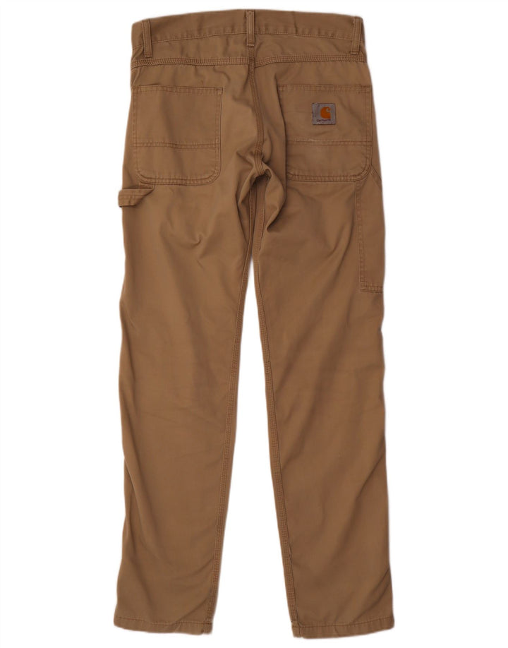 Męskie proste spodnie cargo CARHARTT W29 L32 Khaki Poliester