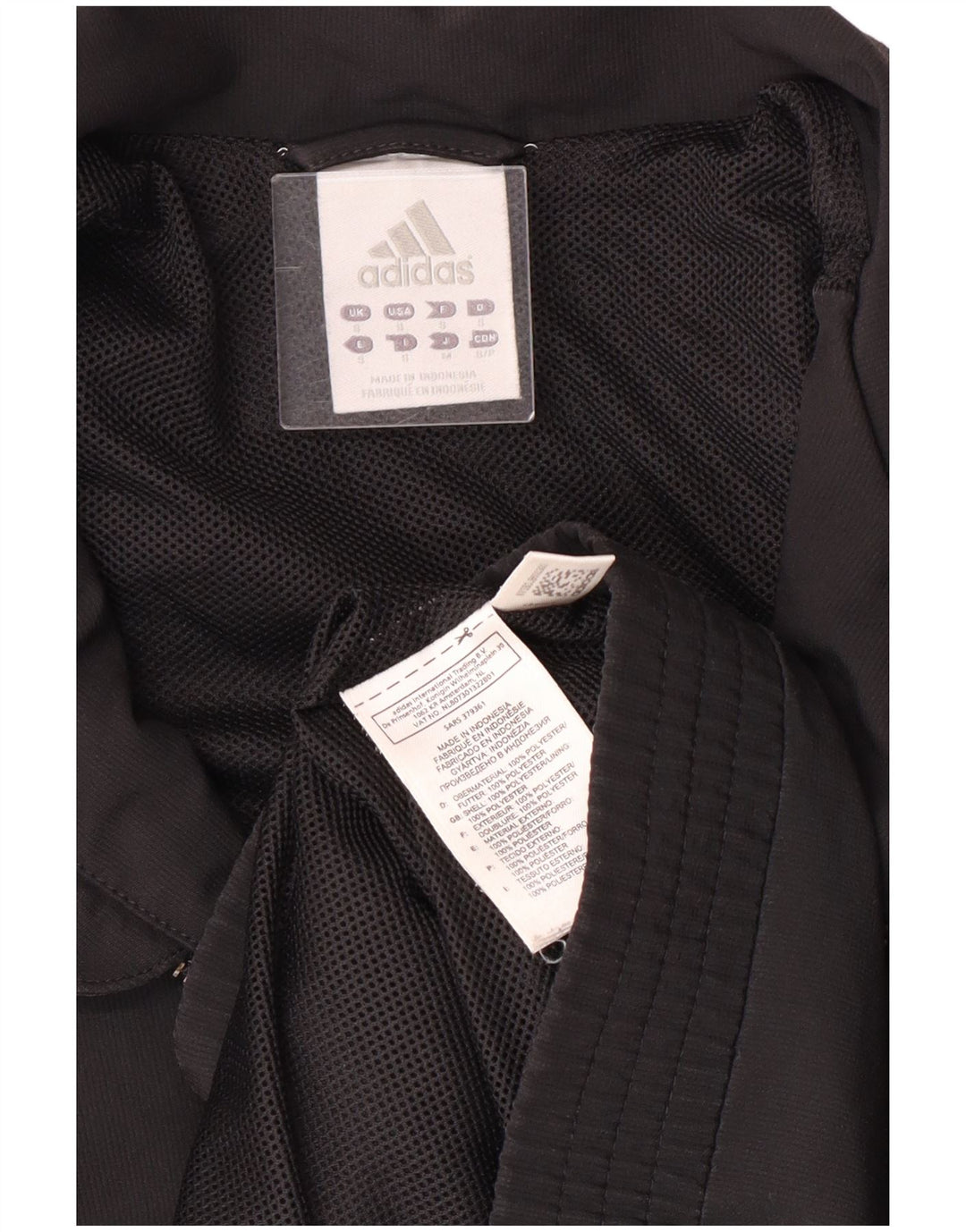 Adidas Męska kurtka dresowa Climacool, mała, czarna, poliestrowa