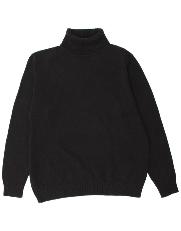 Jack & Jones Męski sweter z golfem XL, czarny, bawełniany