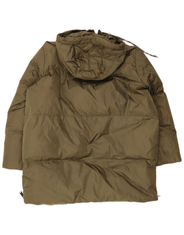 Męska wyściełana kurtka z kapturem i luźnym krojem Zara UK 36 Small Khaki Classic
