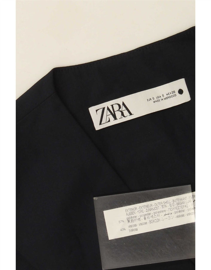 Kamizelka damska Zara UK 10, mała, granatowa, poliestrowa