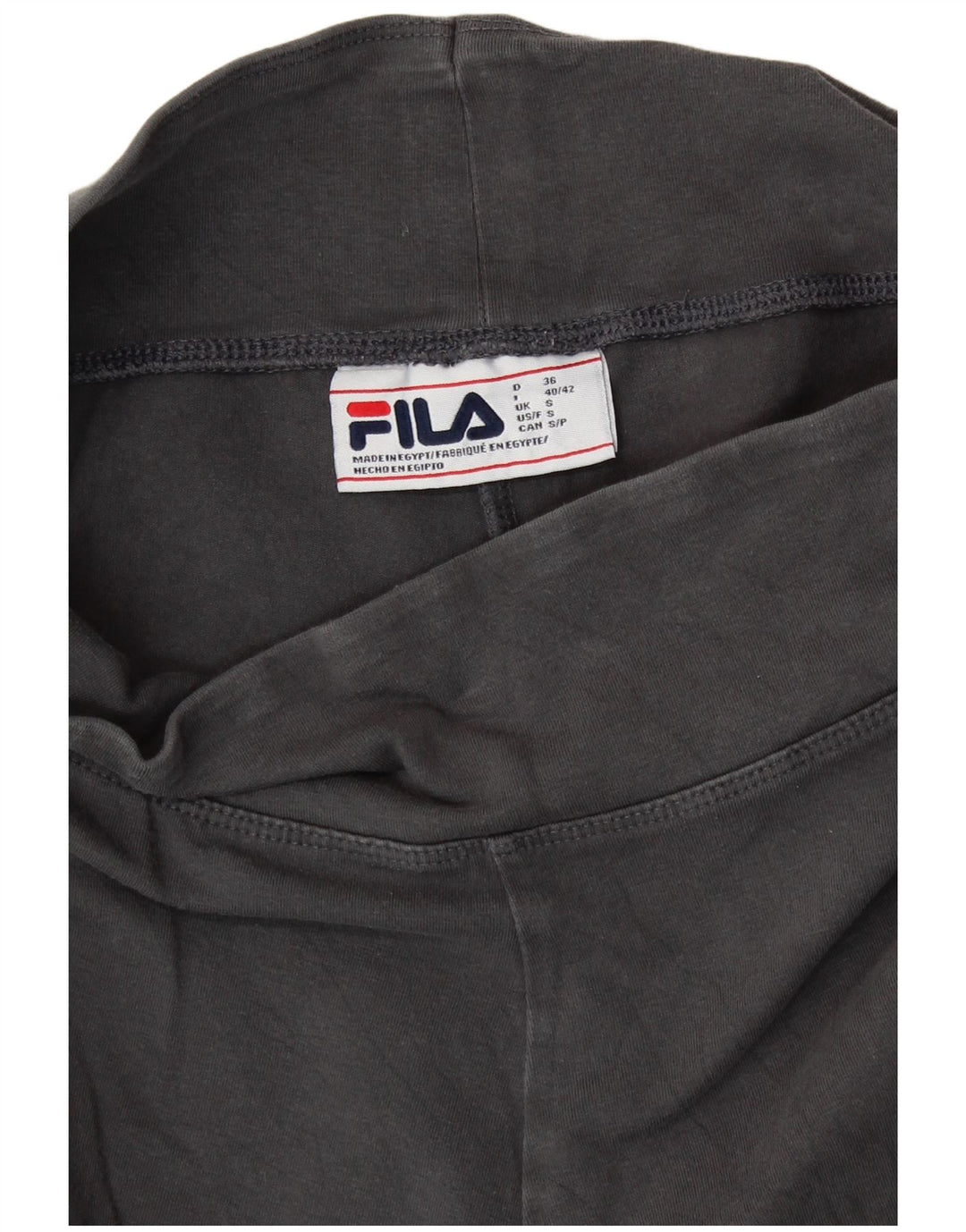 Damskie legginsy Fila Graphic UK 10 Small, szare, bawełniane