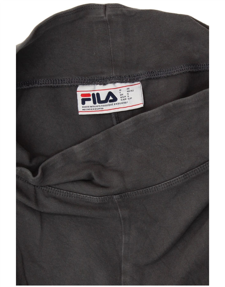 Damskie legginsy Fila Graphic UK 10 Small, szare, bawełniane