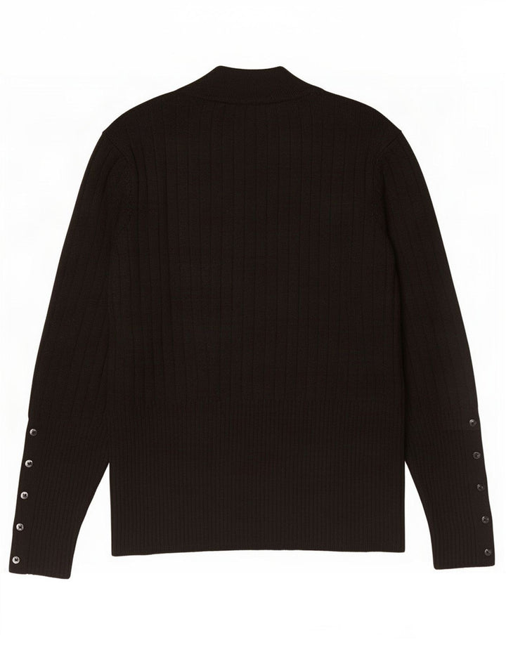 Marks & Spencer Damski sweter z golfem UK 14, średni czarny