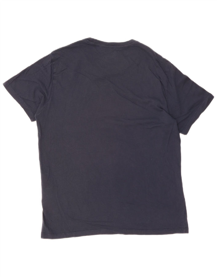 Męski T-shirt z grafiką Levi's, średni, granatowy, bawełniany