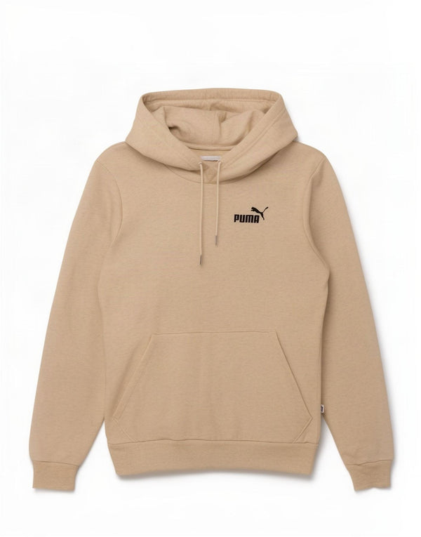 Damska bluza z kapturem Puma UK 10, mała, beżowa, nakrapiana bawełna