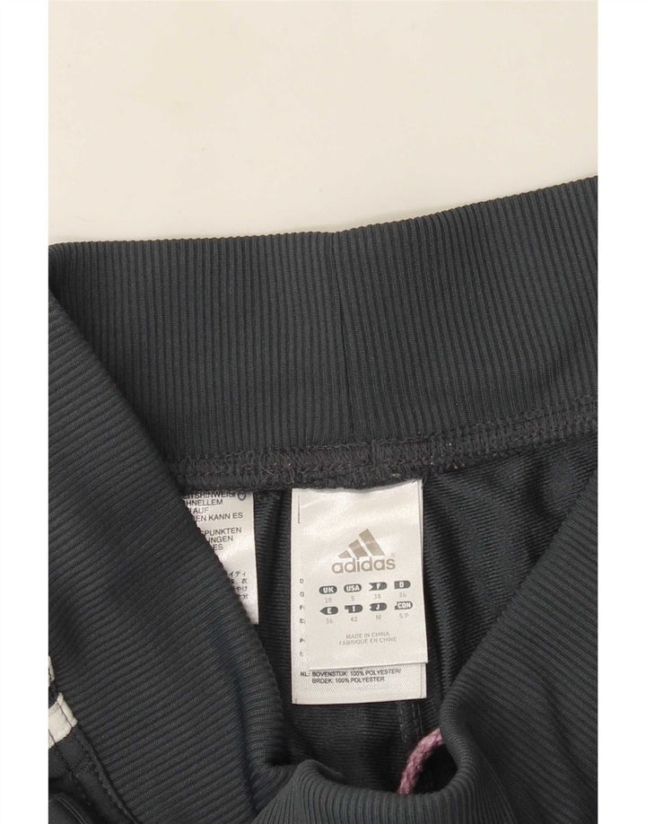Damskie spodnie dresowe Adidas UK 10, małe, szare, poliestrowe