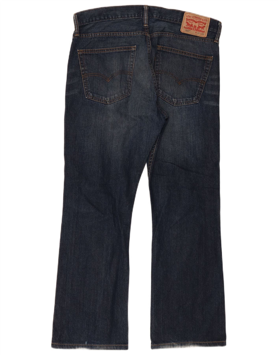 Męskie jeansy Levi's 527 Bootcut W34 L30 Granatowa bawełna