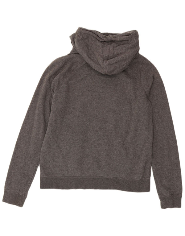 Damski sweter z kapturem Nike Graphic UK 14 Średnioszary, bawełniany nakrapiany