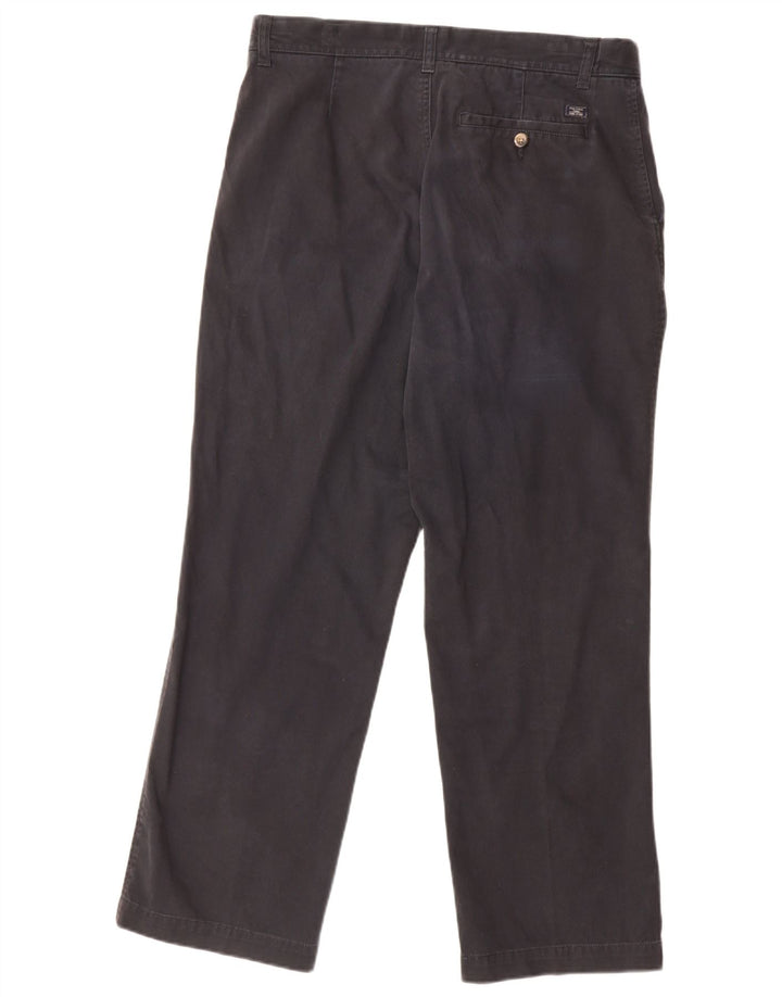 Męskie spodnie typu chino Regular Marks & Spencer W34 L29 Granatowa bawełna