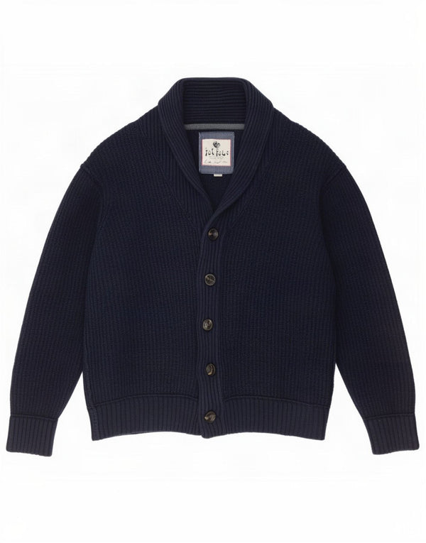 Męski sweter rozpinany Fat Face 2XL Granatowy, bawełniany