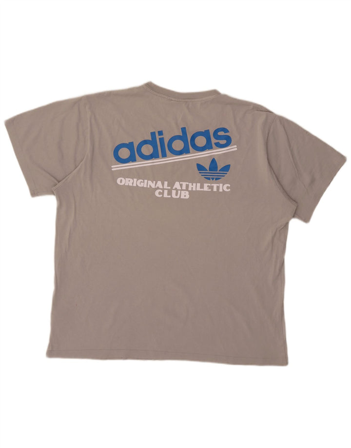 Adidas Męska koszulka Top XL Szara bawełna