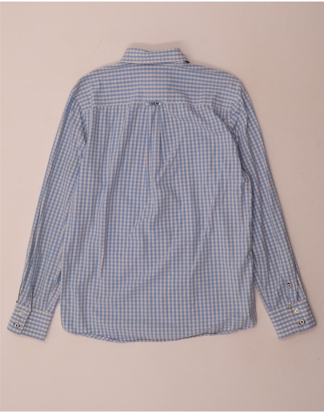 Crew Clothing Męska koszula o klasycznym kroju, średnia niebieska kratka