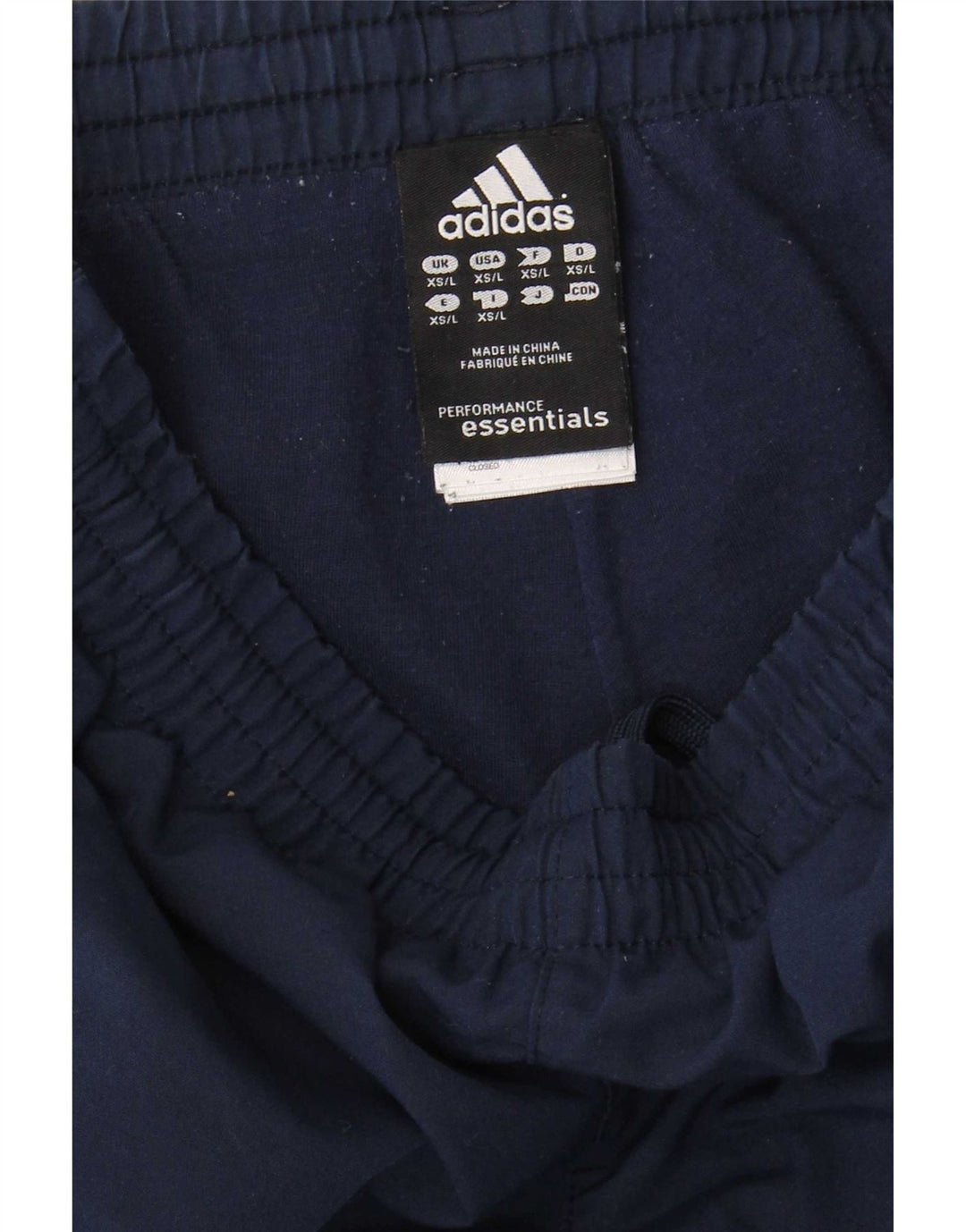 Adidas Męskie Długie Spodnie Dresowe Joggers XS Granatowy Poliester