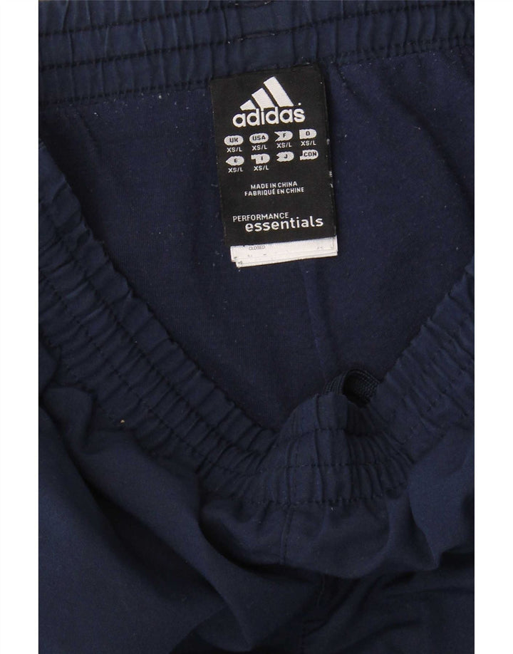 Adidas Męskie Długie Spodnie Dresowe Joggers XS Granatowy Poliester