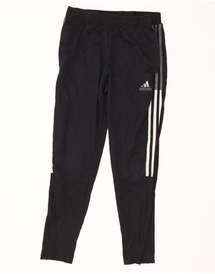 Męskie spodnie dresowe Adidas Aeroready, średni czarny poliester