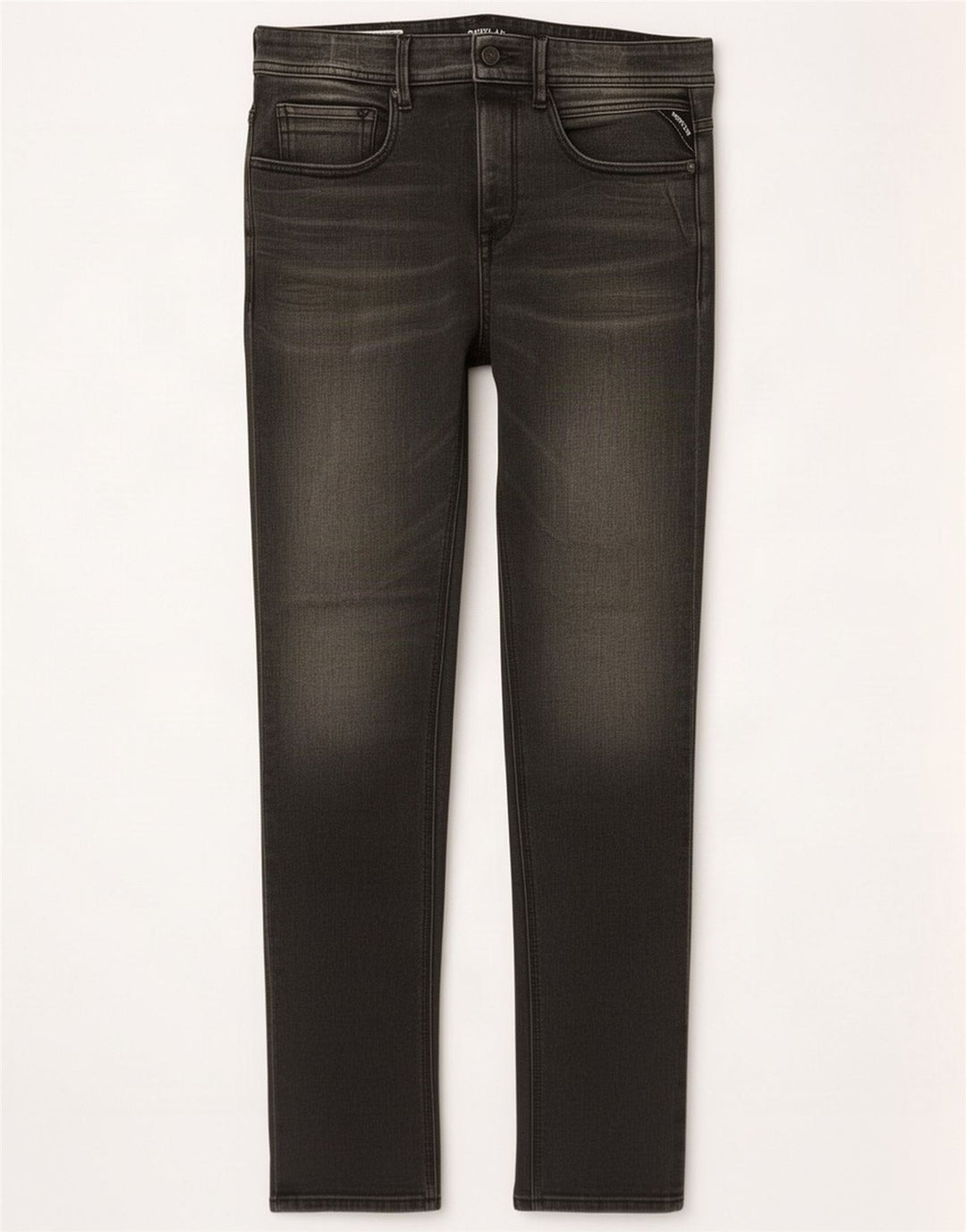 Replay Mens Willbi Regular Slim Jeans W31 L32 Grey Cotton