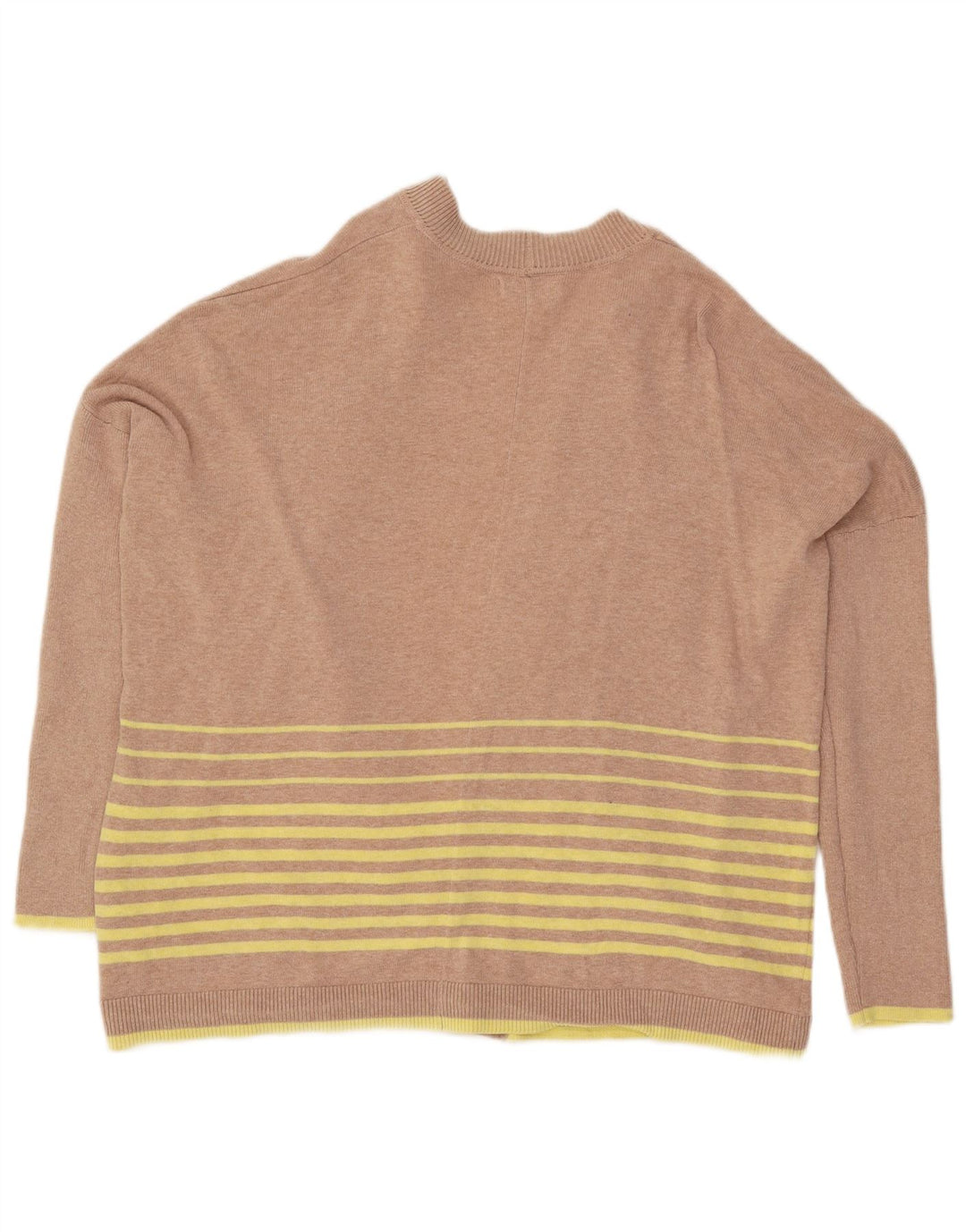 Damski sweter oversize White Stuff UK 12 w średnie beżowe paski