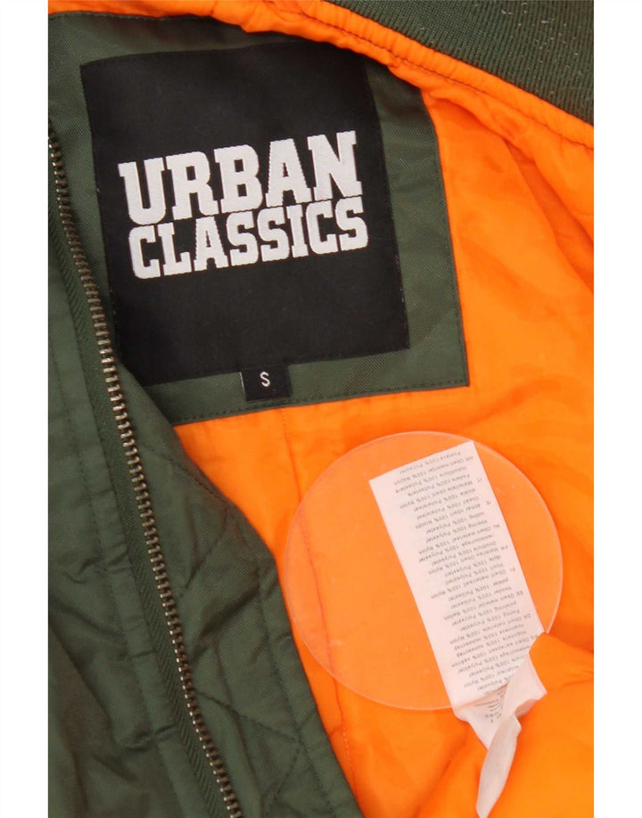 Męska wyściełana kurtka lotnicza Urban Classics UK 36 Small Green Nylon