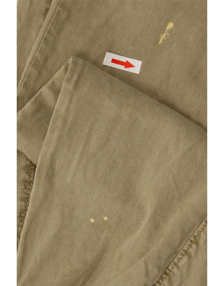 Damskie spodnie joggery Zara, małe W26 L26 Khaki Lyocell