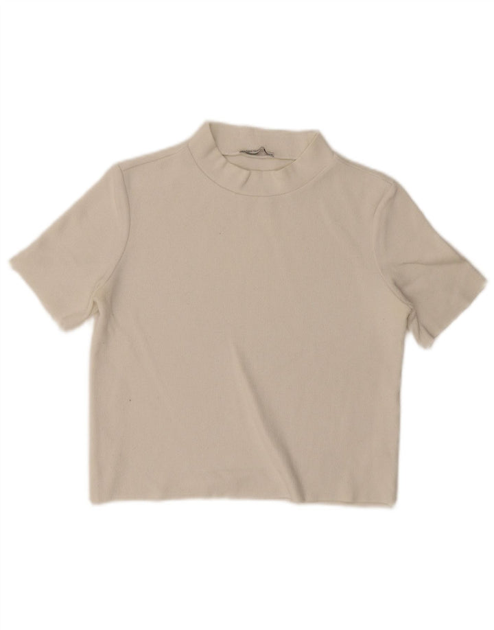 Damski top Zara Trafaluc, UK 10, mały, w kolorze złamanej bieli