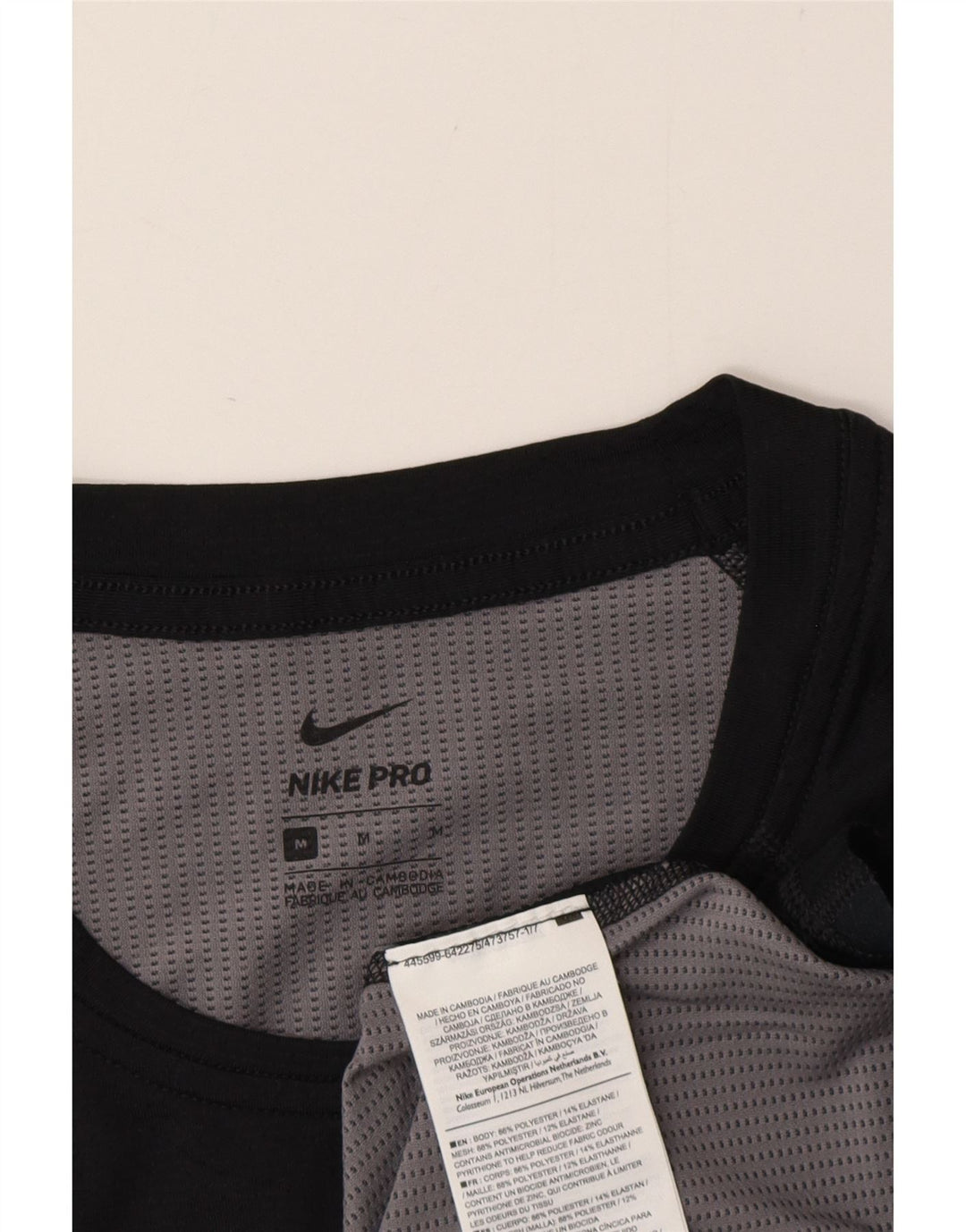 T-shirt męski Nike, średni czarny poliester