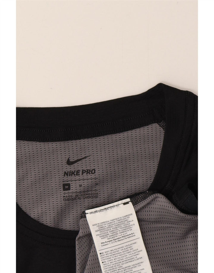T-shirt męski Nike, średni czarny poliester