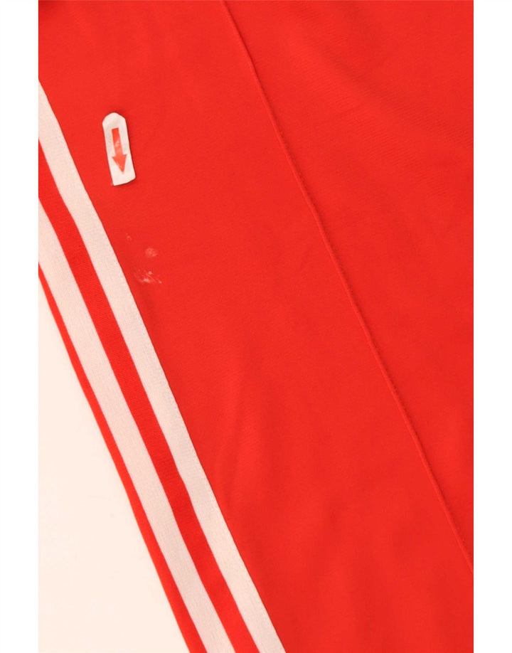 Męskie spodnie dresowe Adidas, średni czerwony poliamid