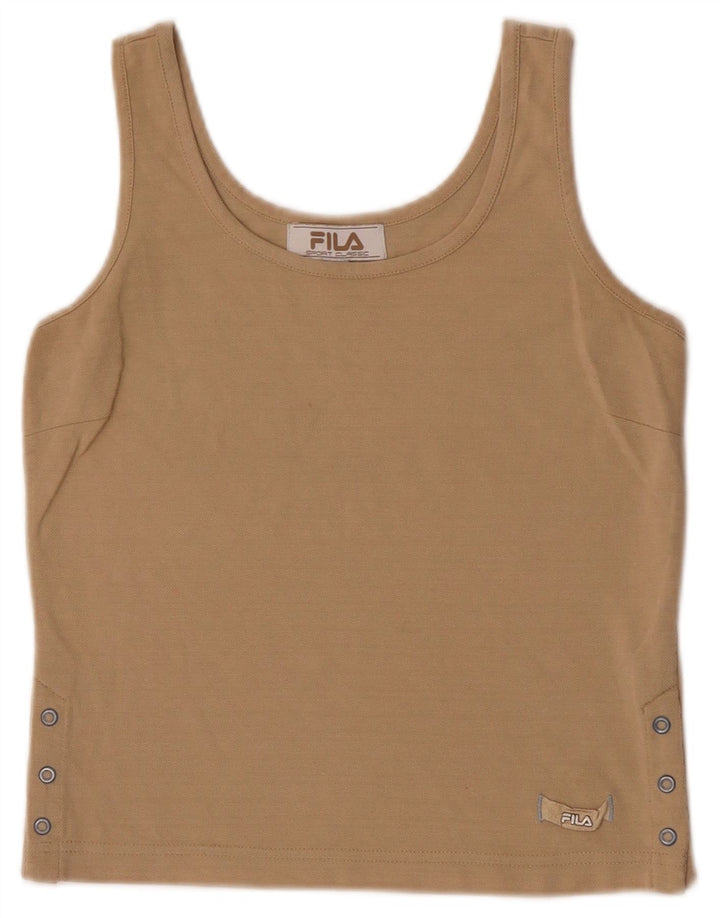 Damska kamizelka Fila Crop Top UK 8 Small Brown