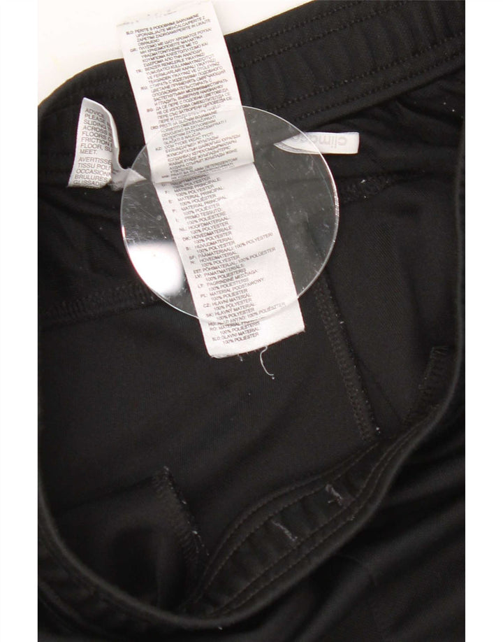 Damskie spodnie dresowe Adidas Climalite UK 10, małe, czarne, poliestrowe