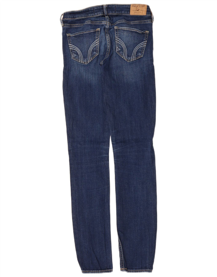 Damskie jeansy skinny HOLLISTER US 0 XS W24 L31 Niebieskie, bawełniane