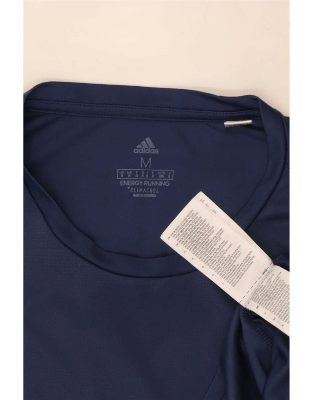 Adidas Męski T-shirt Climacool Top Średni Granatowy Kamuflaż Poliester
