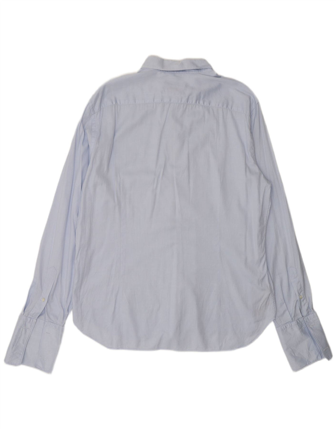 MASSIMO DUTTI Mens Shirt EU 44 XL Blue Cotton