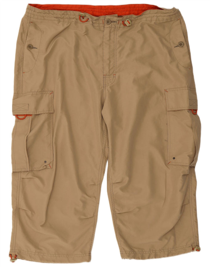 Męskie spodnie capri Gap XL W40 beżowy poliester