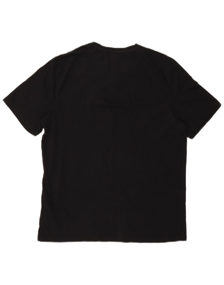 Ted Baker Męski T-shirt o regularnym kroju, rozmiar 3, średni czarny, bawełniany
