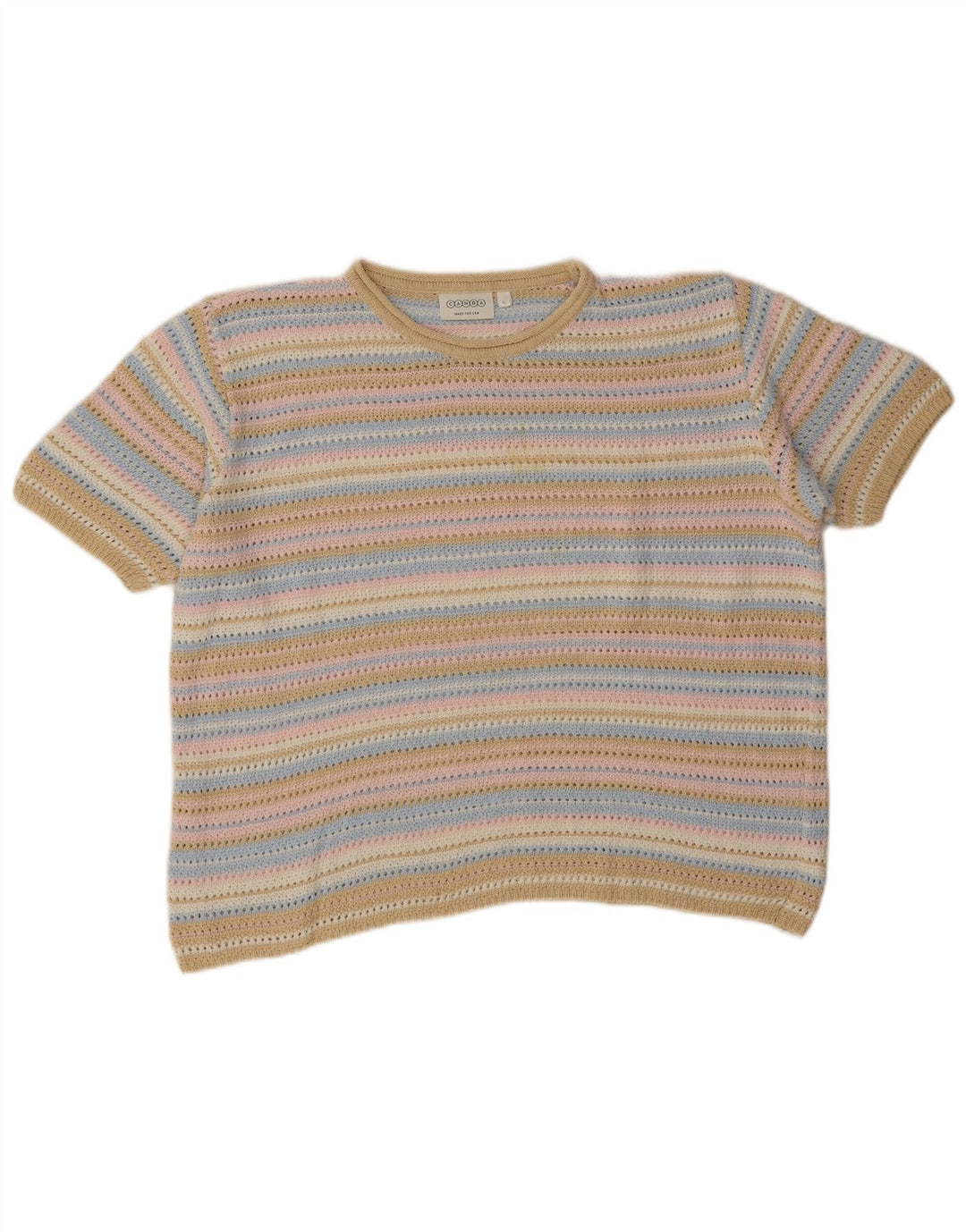 Damski sweter oversize Canda z okrągłym dekoltem UK 16, duży, wielokolorowy