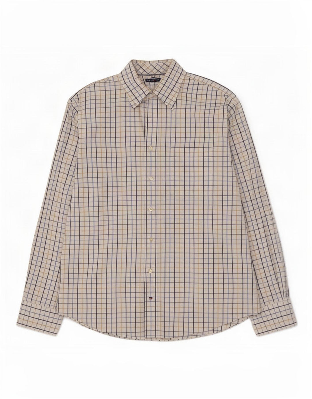 Koszula męska Tommy Hilfiger rozmiar 16 1/2 w dużą wielobarwną kratkę