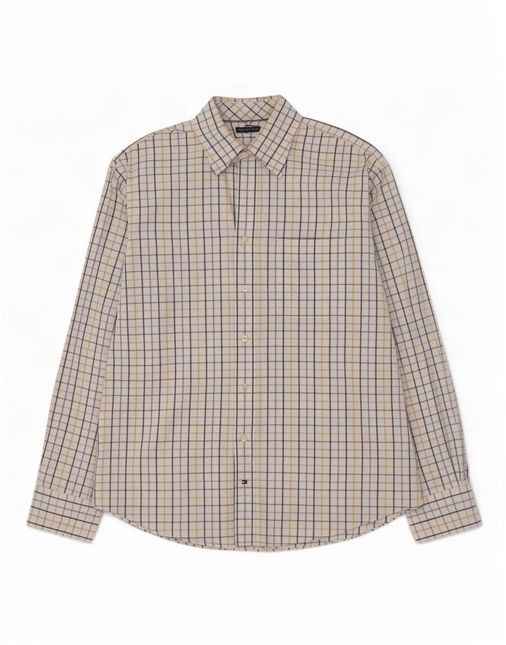 Koszula męska Tommy Hilfiger rozmiar 16 1/2 w dużą wielobarwną kratkę