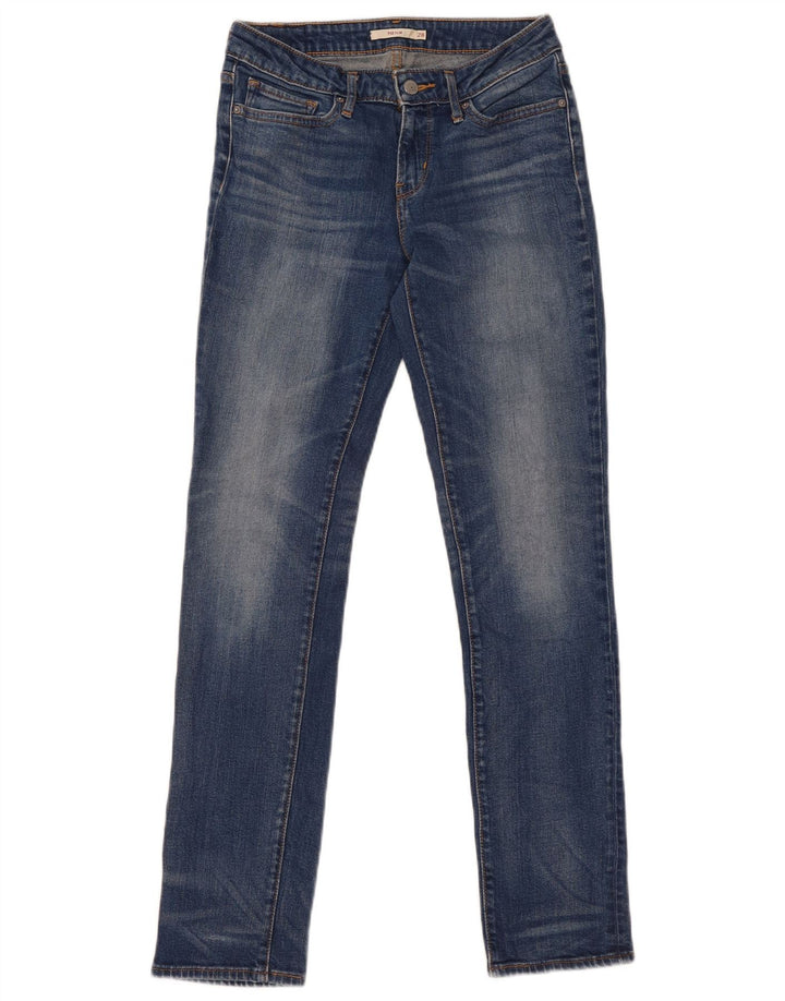 Damskie jeansy Levi's 712 Slim W28 L31 Niebieskie