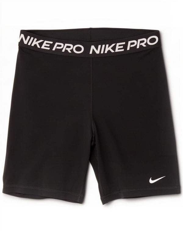 Damskie spodenki sportowe Nike Dri Fit Graphic UK 12, średni czarny poliester