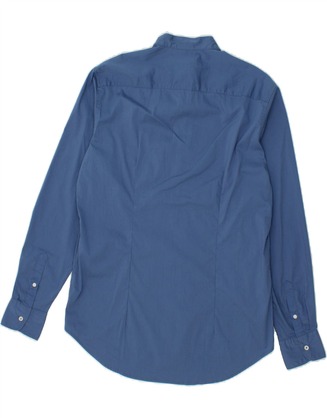 ALCOTT Mens Shirt Large Blue Cotton Vintage Alcott and Second-Hand Alcott from Messina Hembry 