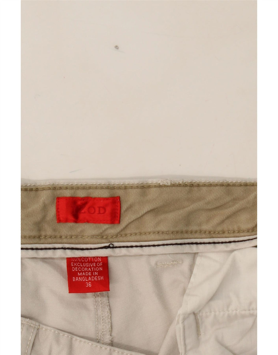 IZOD Mens Pegged Chino Shorts W36 Large Grey Cotton Vintage Izod and Second-Hand Izod from Messina Hembry 
