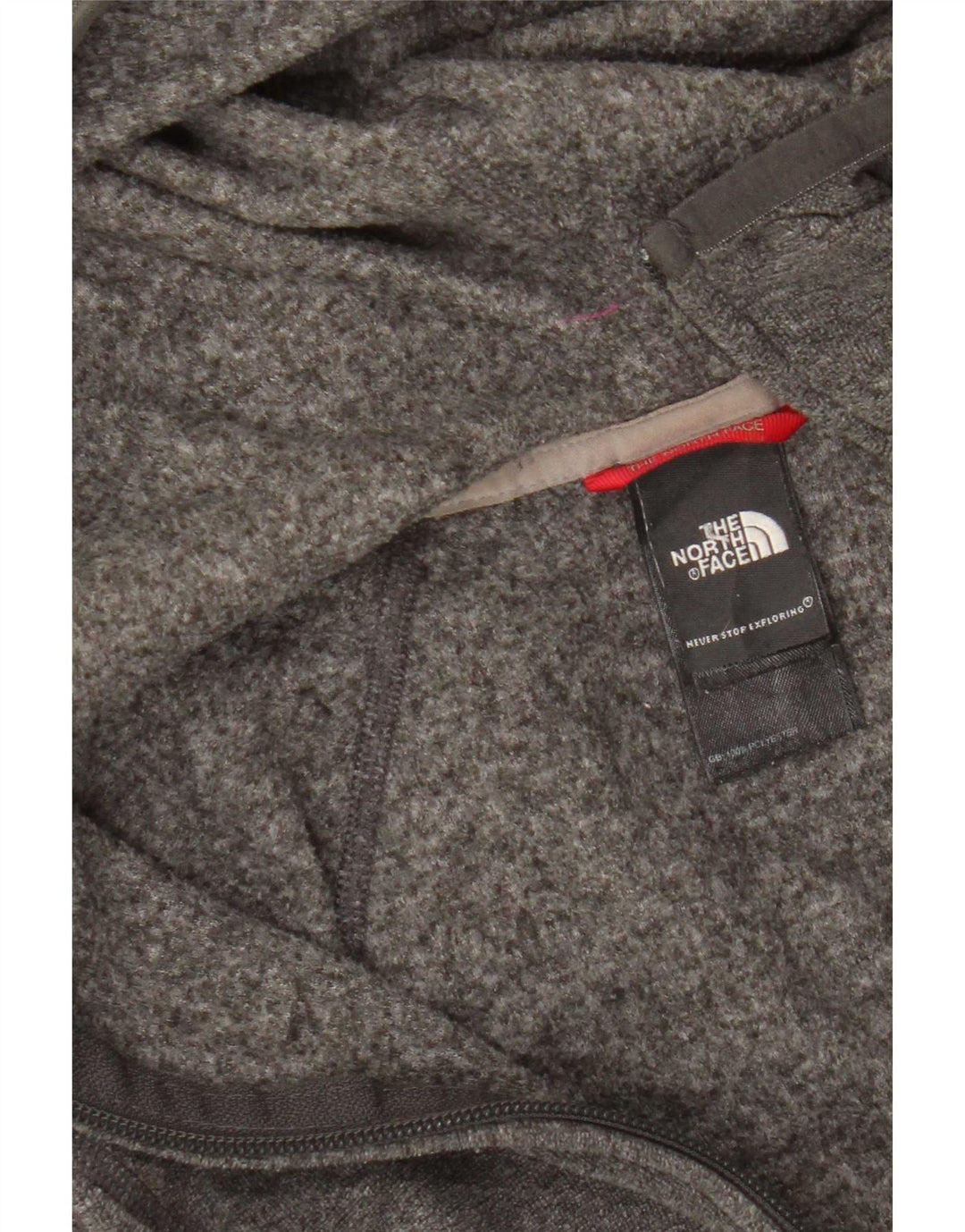 Damska kurtka dresowa z kapturem The North Face UK 10, mała, szara