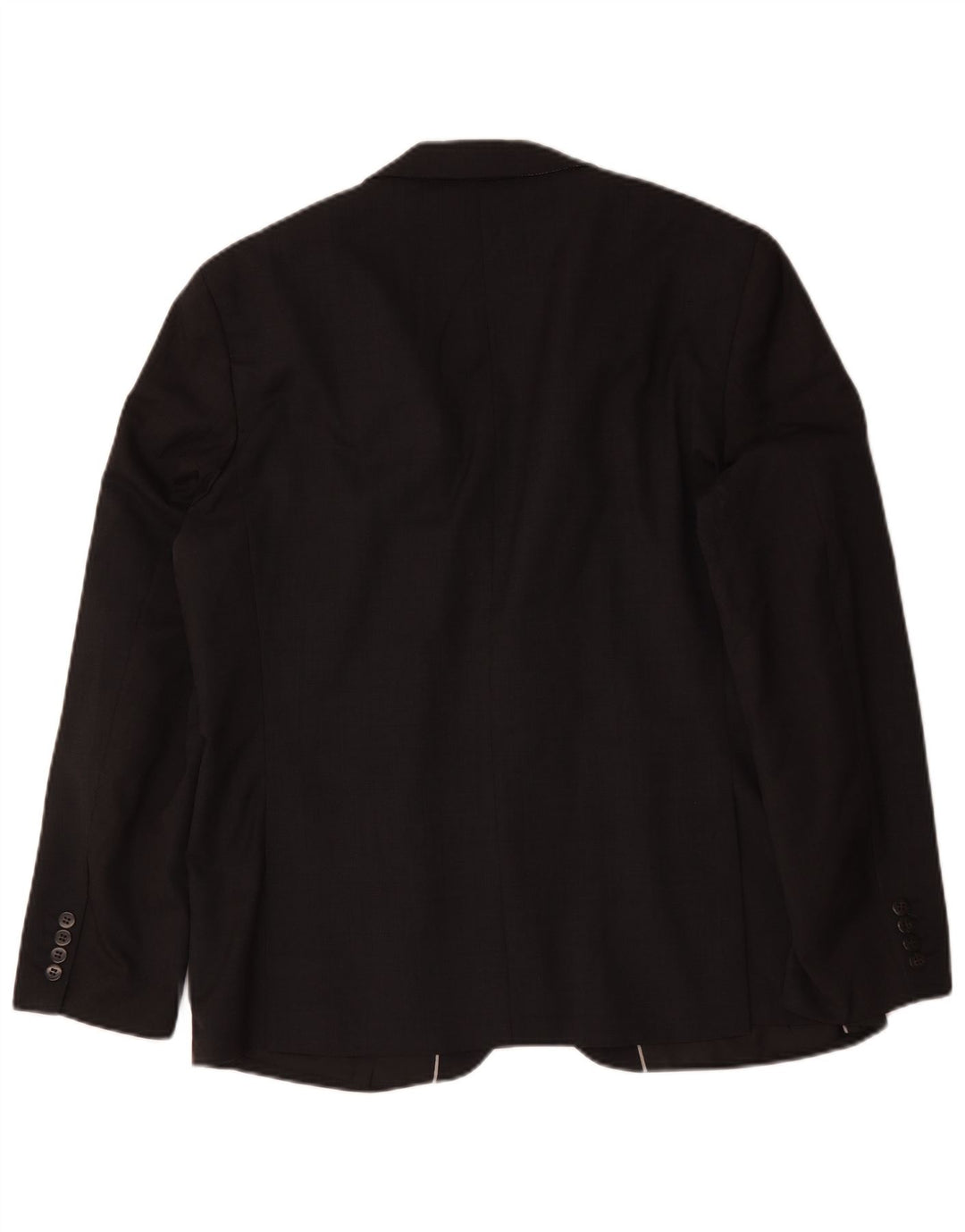 Marks & Spencer Męska marynarka z autografem, zapinana na 2 guziki, UK 44 XL, czarna wełna