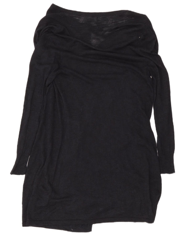 Damski sweter rozpinany Phase Eight Longline, UK 12, średni granatowy