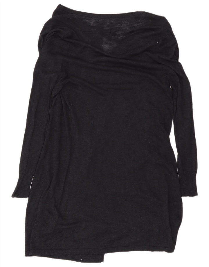 Damski sweter rozpinany Phase Eight Longline, UK 12, średni granatowy