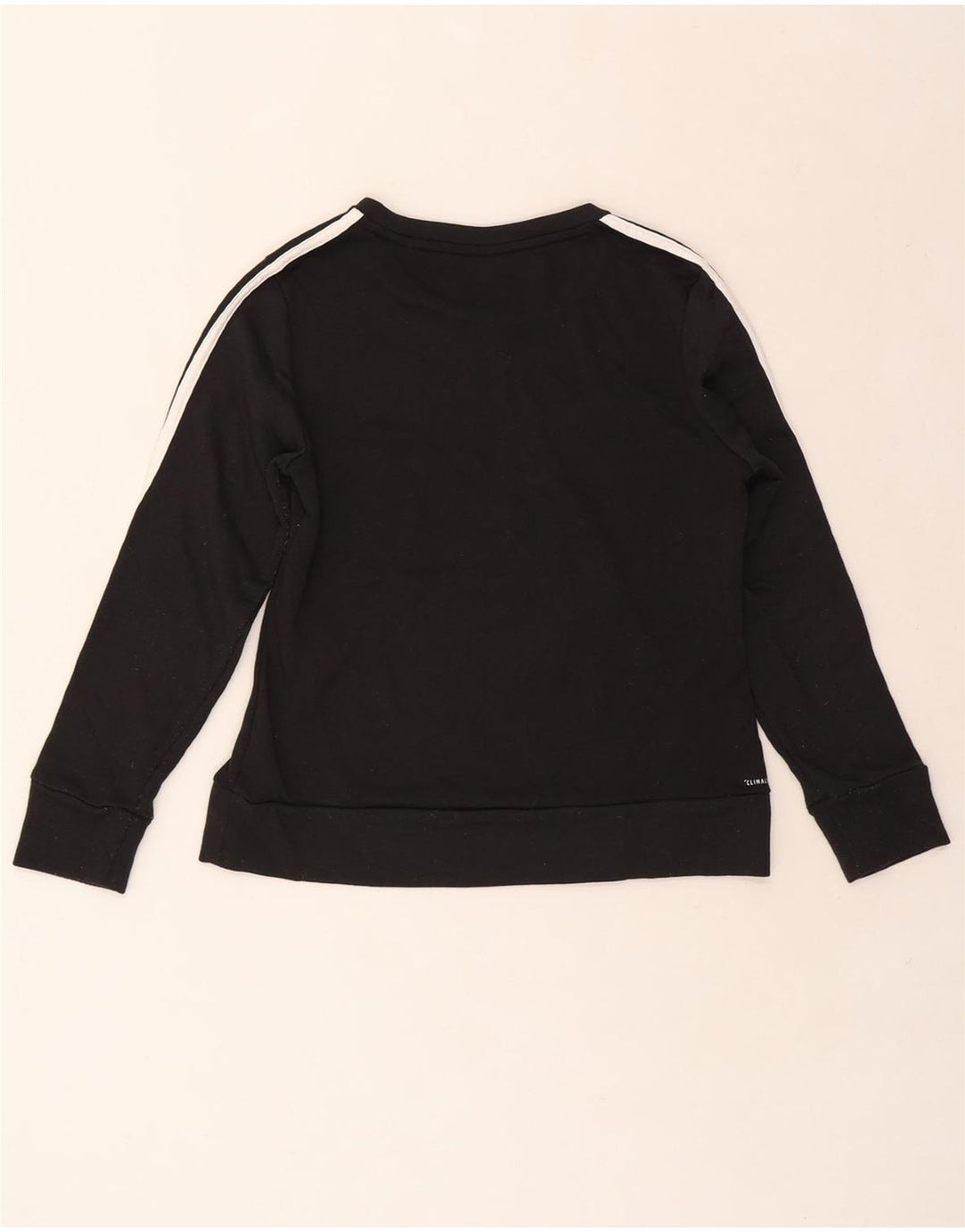 ADIDAS Womens Climalite Sweatshirt Jumper UK 8/10 Small Black Polyester Vintage Adidas and Second-Hand Adidas from Messina Hembry 