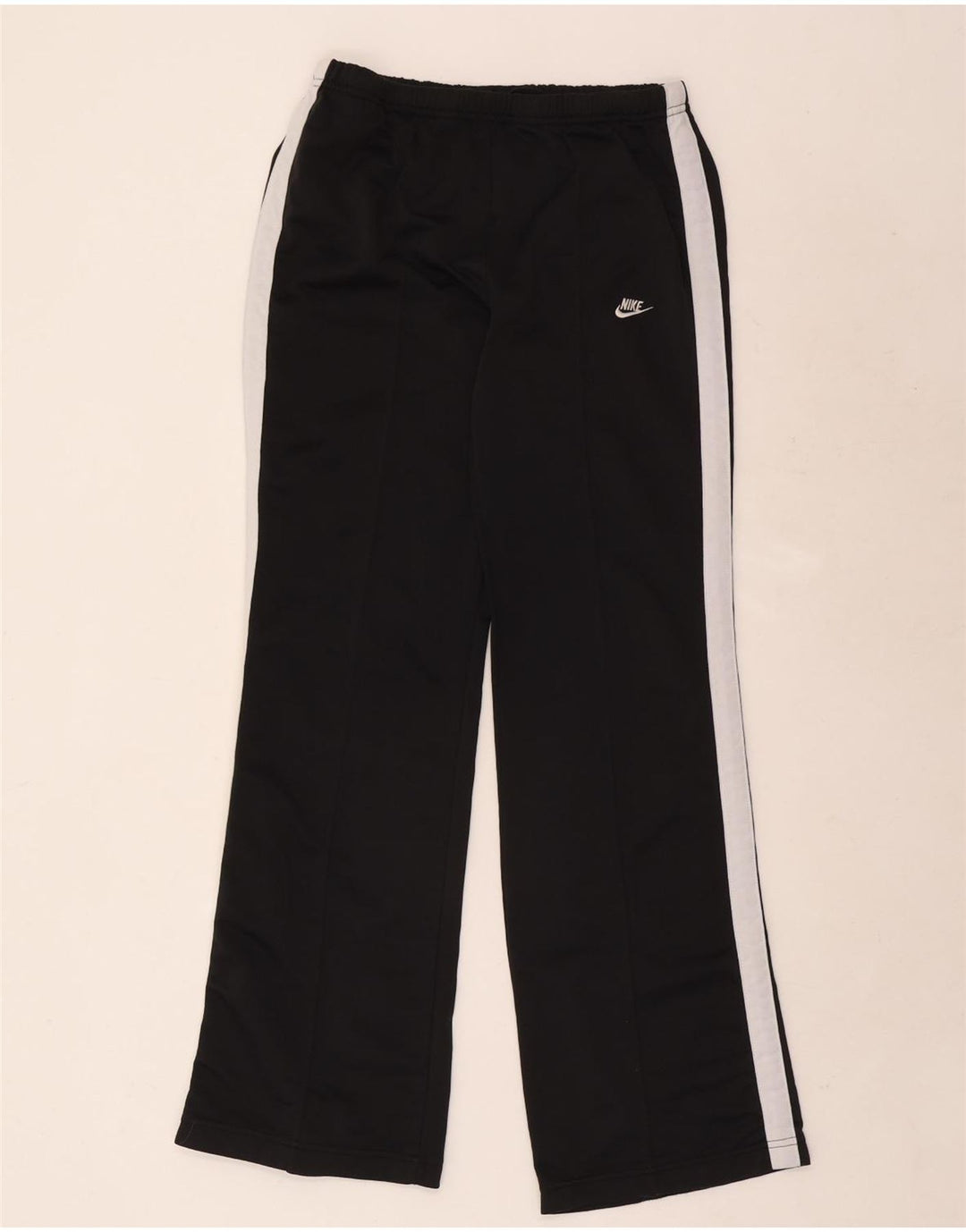 Damski pełny dres Nike UK 8/10, mały, czarny poliester z blokami kolorów