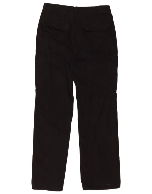 Spodnie damskie Zara Straight Cargo EU 40 Medium W30 L33 Czarna bawełna