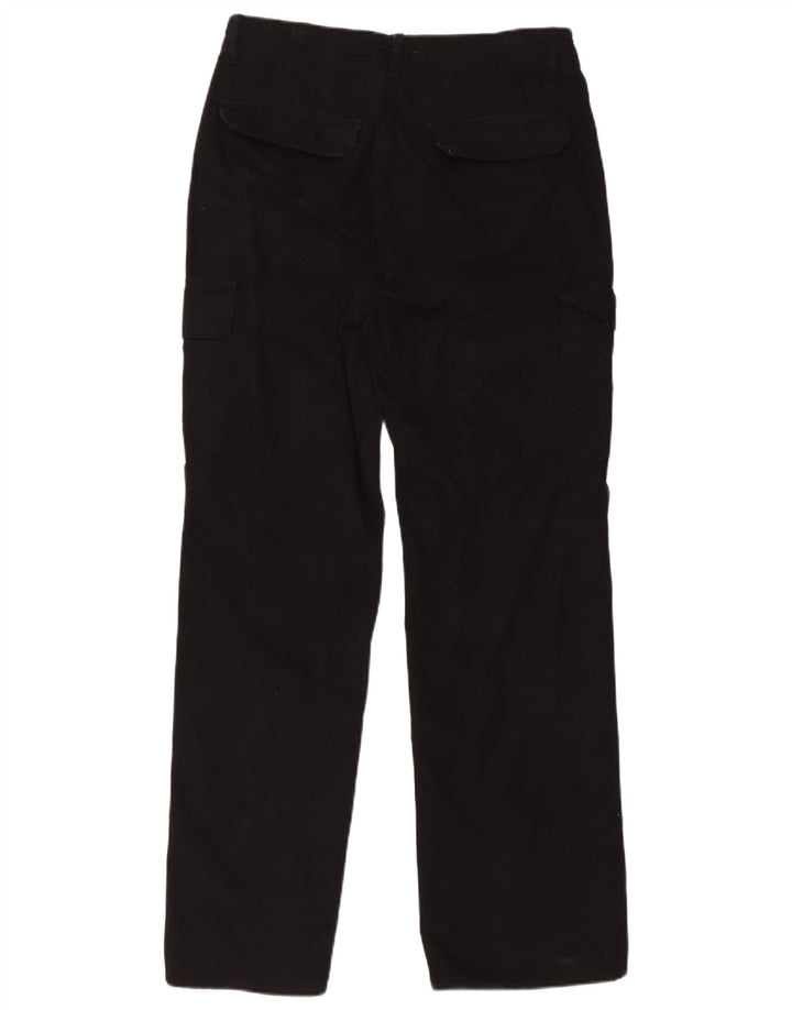 Spodnie damskie Zara Straight Cargo EU 40 Medium W30 L33 Czarna bawełna